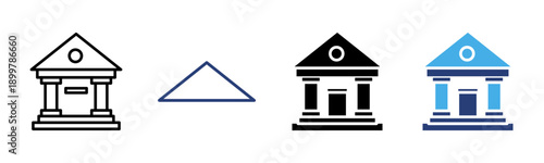 History icon set multiple style collection