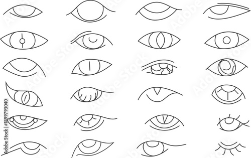 Artistic Eyes Icons Set