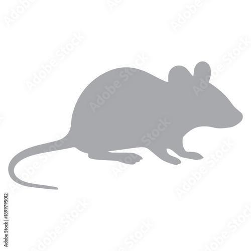Mouse Silhouette Vector