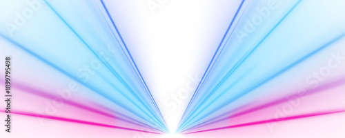 Cyan and magenta neon waves ripple over a dark background, with glowing particles forming energetic trails of motion. PNG