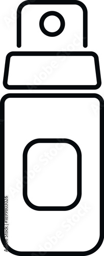 Spray bottle icon representing perfume, deodorant, or cleaning product in outline style