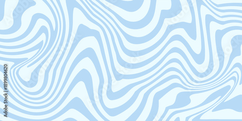 Abstract background seamless pattern with colorful waves. Trendy vector illustration in retro psychedelic style