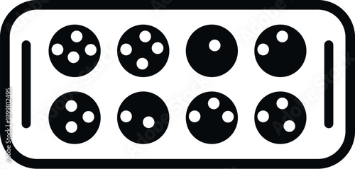 Takoyaki frying pan cooking japanese snack icon