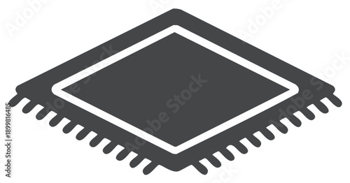 Isometric Rug Illustration Home Interior Decor Carpet with Fringe Design Decorative Fabric