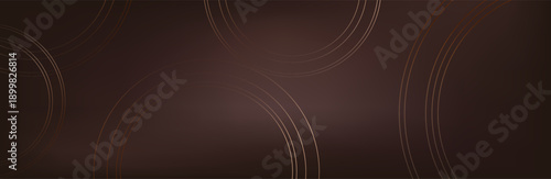 Premium background design with mocha mousse line pattern (texture) in luxury pastel color. Abstract horizontal vector template for business banner.dark brown background with golden brown and blue circ