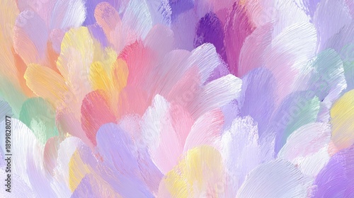 Abstract artwork of colorful brushstrokes creating a vibrant background