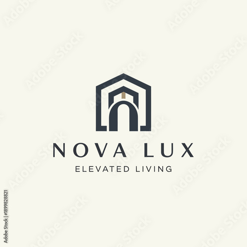 Nova Lux Logo Design Elevated Living.