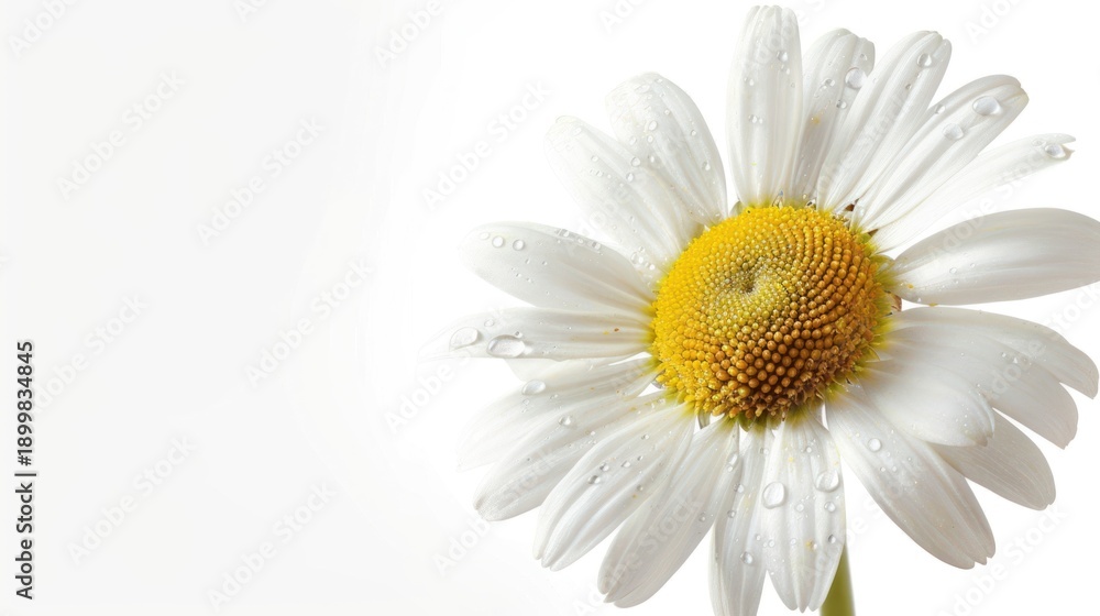 Naklejka premium Pure White Daisy