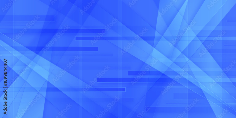 Obraz premium geometric dark blue modern seamless banner pattern presentation business background with various abstract geometirc lines.