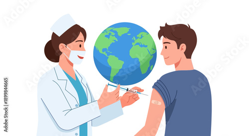 Global Vaccination Concept