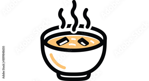 Vector illustration of steaming cup of coffee with ice cubes, for beverage or food concept, Isolated on transparent background, png