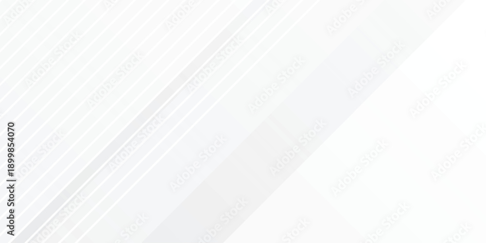 Obraz premium Abstract elegant white and gray background with diagonal stripes lines.
