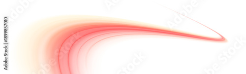 Bright neon arcs intersect and cross on a light transparent background. Fast data collision effect evokes energy and depth. Perfect for tech and cyber designs PNG.