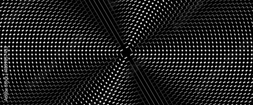 Seamless pattern with squares ornament. Quadrangles blocks image. Repeated checks ornamental background. Mosaic motif. Checkered floor. Flooring wallpaper. Digital paper. Vector art illustration.