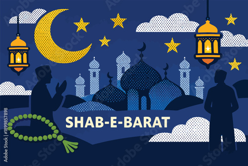 Shab E Barat Night Of Forgiveness Spiritual Reflection Design