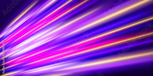 Neon spirals twist and merge forming glowing tunnels in cyberspace. Vibrant gradients enhance motion and energy perception. Futuristic abstract.