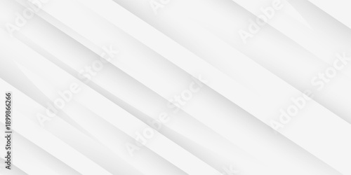 Abstract 3d white paper diagonal line and shadow in futuristic ,technology concept, vector illustration.