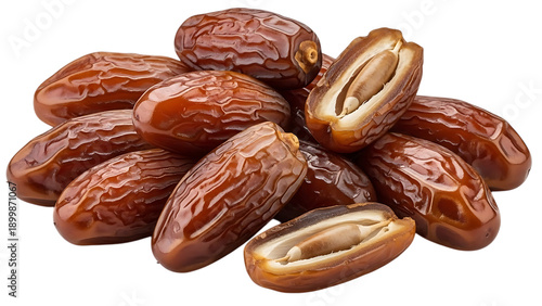raisins on white background