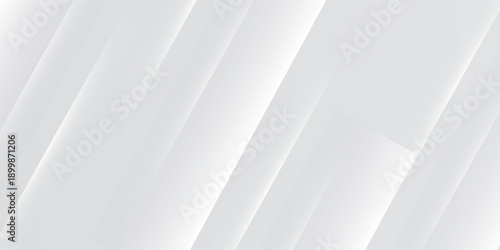 Amazing premium background. Elegant gray white diagonal lines with smooth soft shadow. Light silver grey gradient.