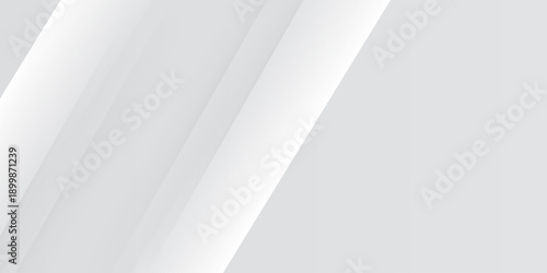 Amazing premium background. Elegant gray white diagonal lines with smooth soft shadow. Light silver grey gradient.