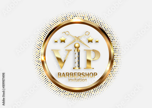 Elegant barbershop interior with vintage decor and tools. Perfect for branding luxury grooming services. Warm, inviting atmosphere.