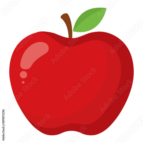 Red Apple vector Illustration