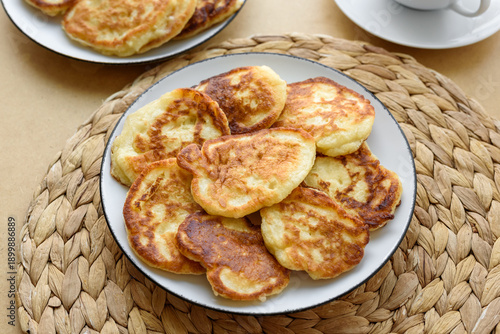 Racuchy – traditional, fluffy Polish yeast pancakes