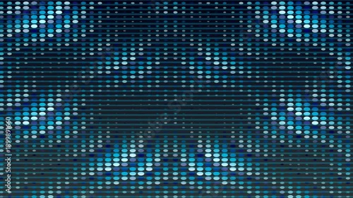 Observing Dynamic Pixel Pattern Waves in Cool Blue Tones