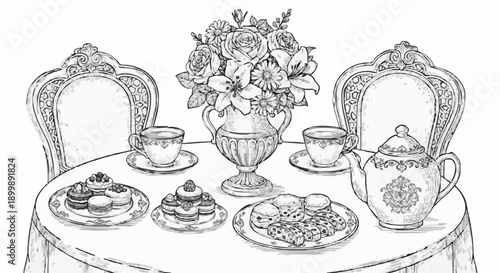 Porcelain designs for afternoon tea parties with dark green colour