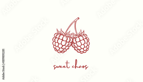 Raspberry icon with sweet cheers text
