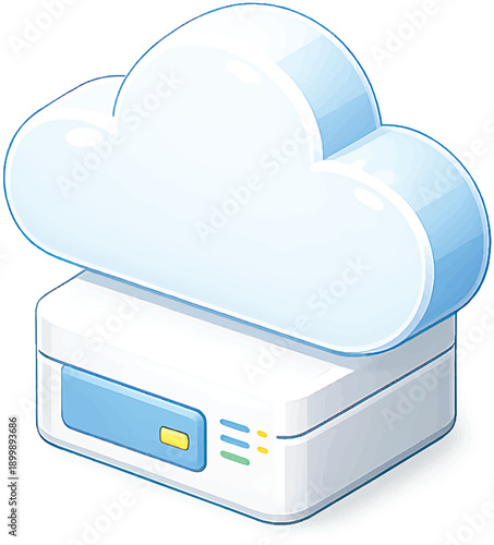 Modern cloud storage device with data synchronization and backup capabilities