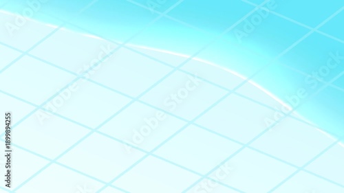 Creating a Calm Ocean Wave Scene in Bright Blue Grid Studio