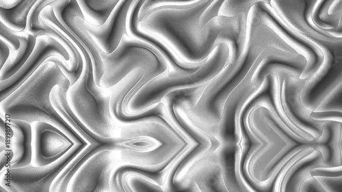 Creating Fluid Abstract Motion in Soft Metallic Textures