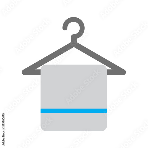 Towel hanger vector
