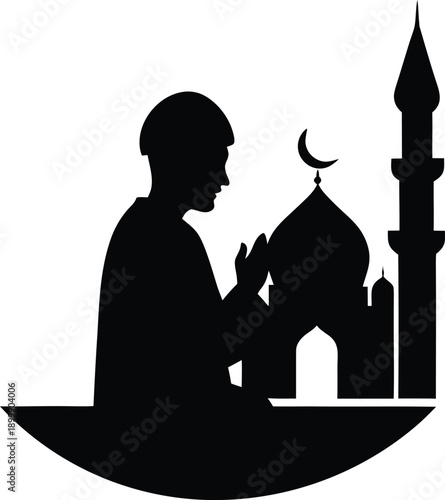 Romantic couple silhouette in famous cities with love and proposal theme