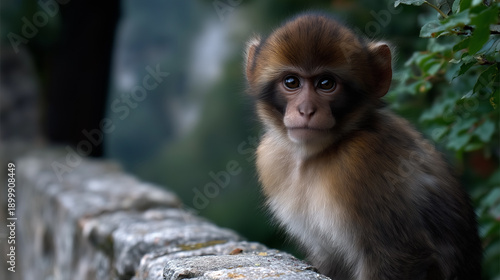 Monkey on the Rock of Gibraltar.