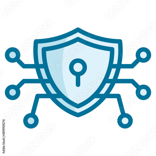 Cybersecurity Shield Icon