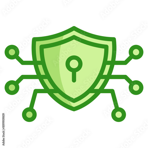 Cybersecurity Shield Icon