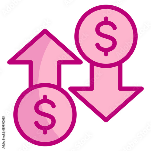 Currency Fluctuation Icon