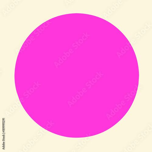 This Is a Circle – Minimal Geometric Shape Element from a Modern Abstract Shape Series