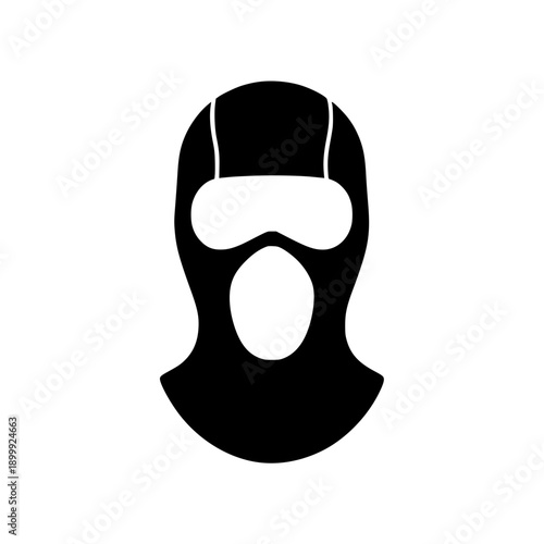 Modern ski mask for winter sports and cold weather protection