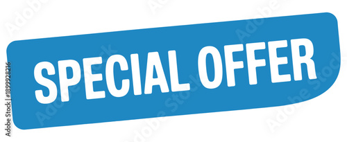 Special offer sticker on a white background