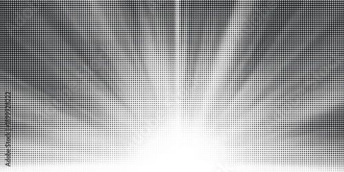 Halftone dots lightning explosion pop art comic background. Vector Illustration