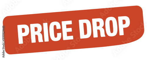 A vibrant red price drop banner with bold white text is displayed