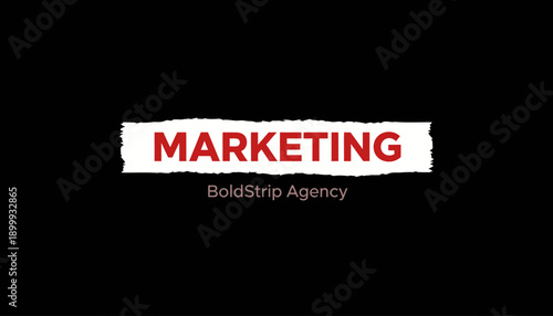 Corporate professional business logo design for a marketing strategies company vector illustration