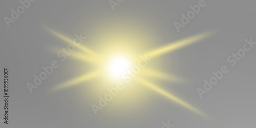 Fotografie Golden Sunlight Lens Flare Glow Overlay PNG, Light Ray Sun Glow Light Effect, Go
