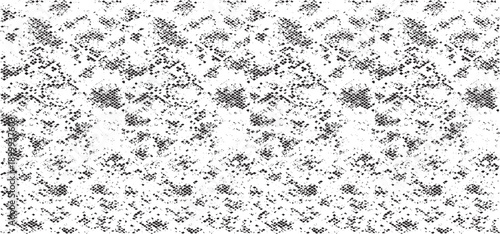 Abstract vector noise. Small particles of debris and dust. Distressed uneven background. Grunge texture overlay with fine grains isolated on white background. Vector illustration. EPS10.