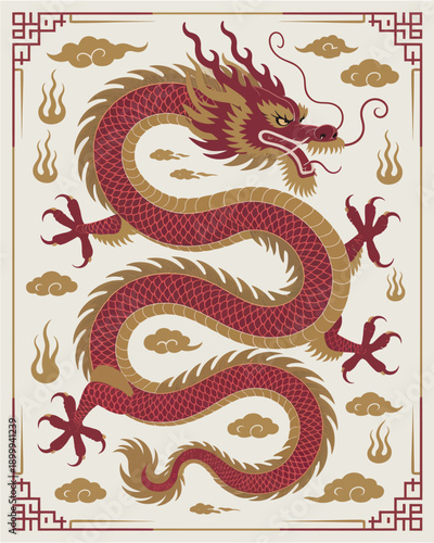 chinese new year dragon