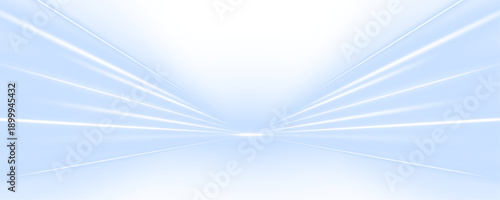 Abstract speed lines in purple and blue flow smoothly across the canvas. The luminous effect adds futuristic intensity. Ideal for digital motion art. PNG