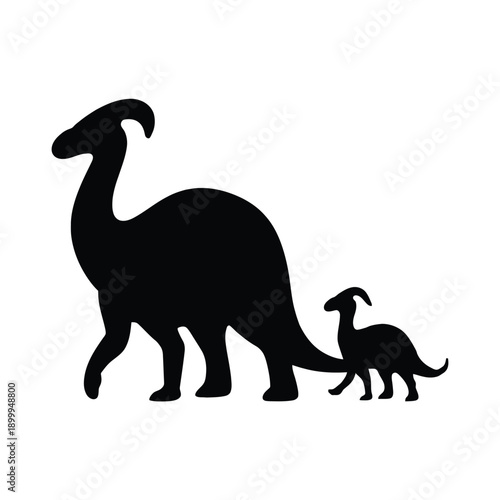 Parasaurolophus Family .eps